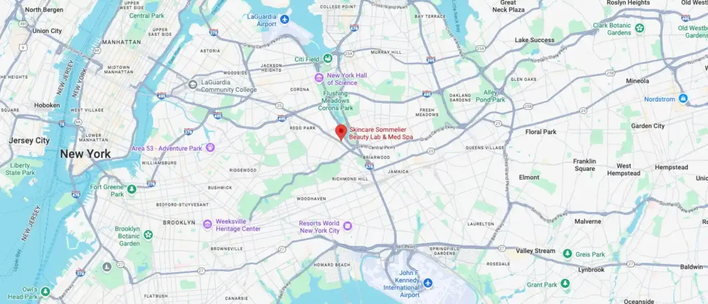 Skincare Sommelier Beauty Lab & Med Spa located on a map
