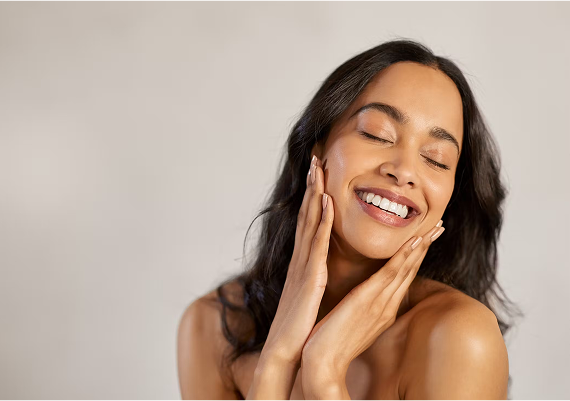 Happy patient of Sommelier Beauty Lab in Queens NYC